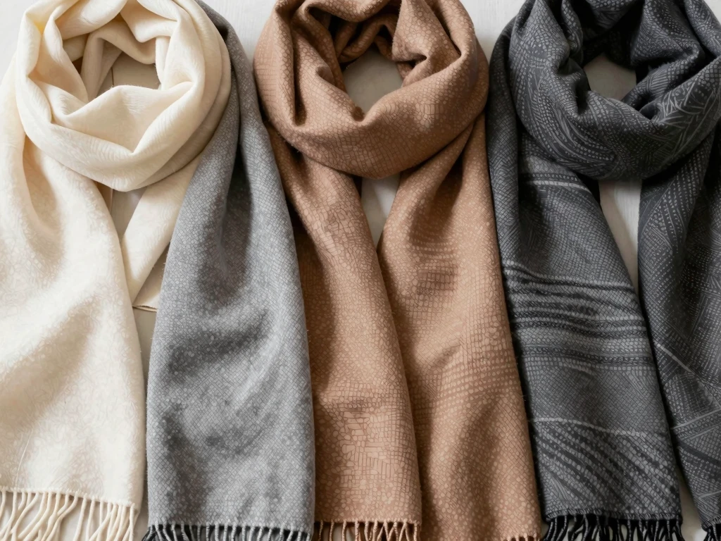 Collectie kasjmier sjaals