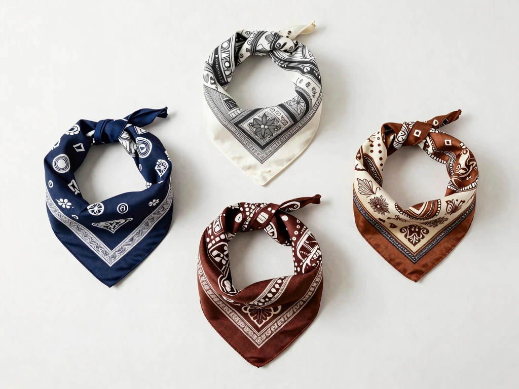 Set van drie luxe bandana's